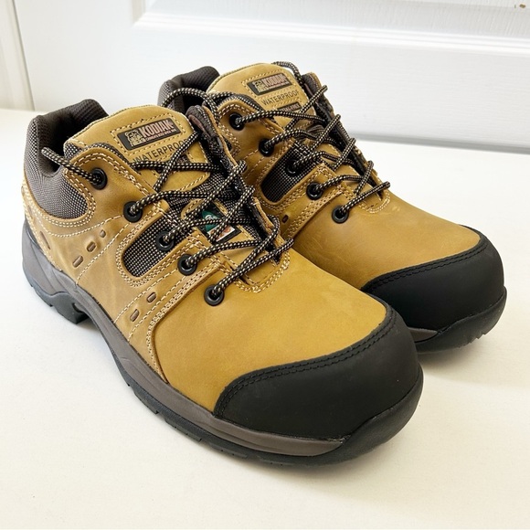 KODIAK Men’s Trail Waterproof Composite Toe Hiker Safety Work Shoe Brown Size 10 - Picture 4 of 14